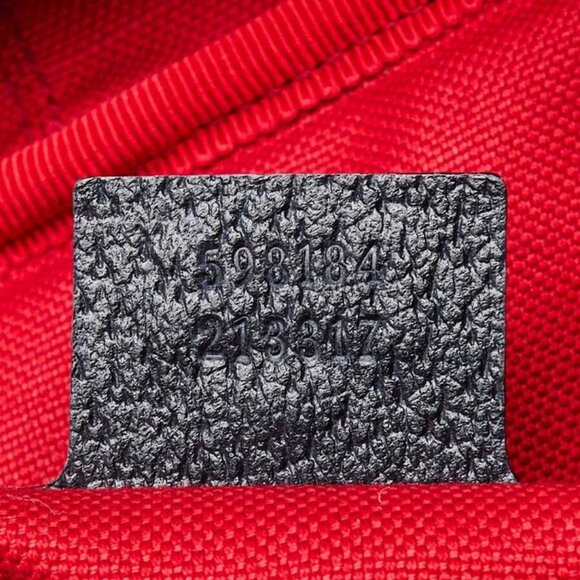 Gucci Red/Blue Wool GG Backpack Bag - Picture 12 of 12